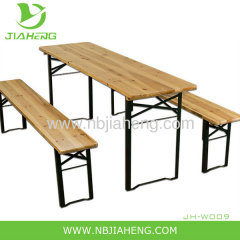 PU varnish Beer garden table and bench