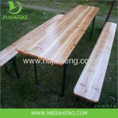 Pine Wooden Beertable and Bench