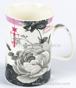 Hand Printing Ceramic Cup
