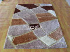 Anti slip tufted bathroom mats