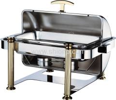 Rectangle stack up chafing dish for buffet