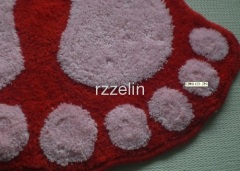 acrylic tufted floor mat