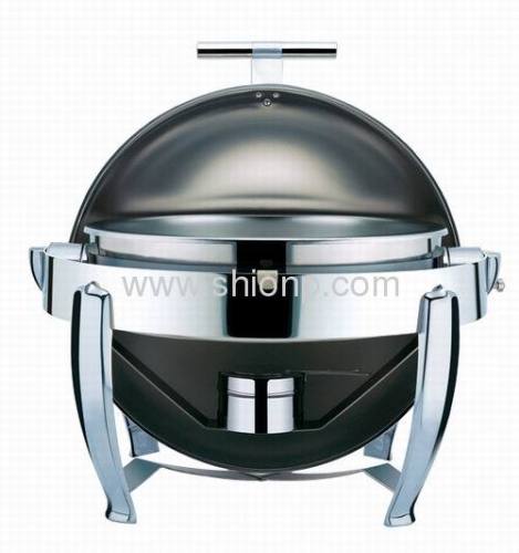 round chafing dishes stainless steel