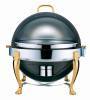 Stainless Steel Round Roll Top Chafing Dish