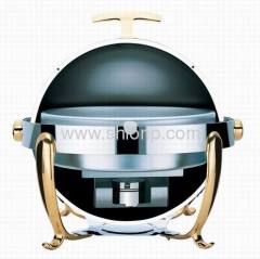 round roll top chafing dish