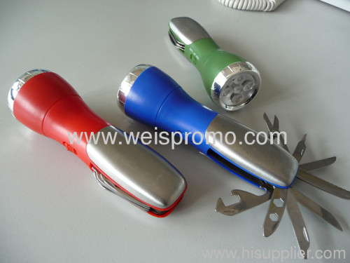 Multi tool led flashlight