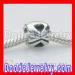 european silver tiffany's silver heart beads
