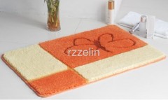 slip resistant shaggy bathroom mat