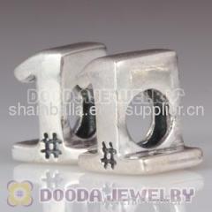 925 sterling silver european letter beads sale