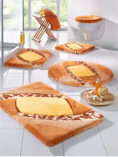 tufted bathroom set mats