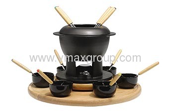 Cast Iron Fondue set