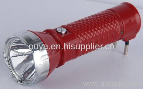 BATTERY LED RECHARGEABLE FLASHLIGHT