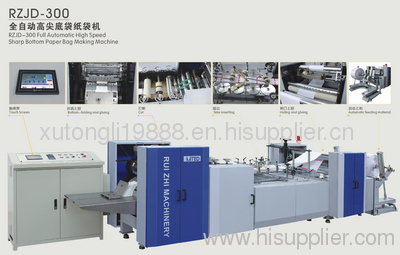 2011 RZJD 300 Automatic Pointed Bottom Food Paper