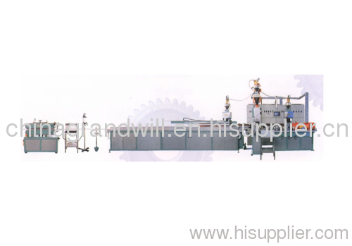 compound plastic pipe production line