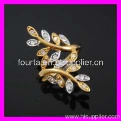 Fallon gold plated flower shape ring 2320069