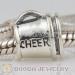 Sterling Silver european Cheerleading Charm