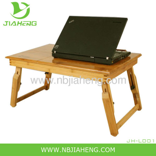 100% Natural Bamboo Foldable Laptop Table
