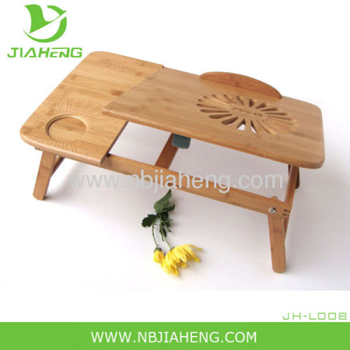 Bamboo Cooling Corner Computer Table