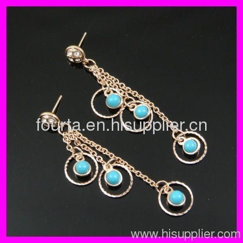 rose gold plated fashion earring