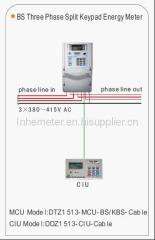 3 Phase STS Prepayment Energy Meter