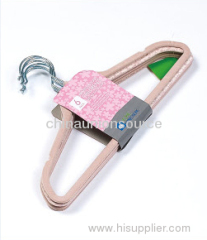 Plastic Clothes Hanger With Metal Hook