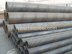 Spiral welded steel pipe