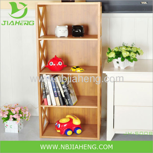 Modern design natural bamboo bookcases