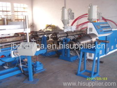 PE single wall corrugated pipe extrusion line