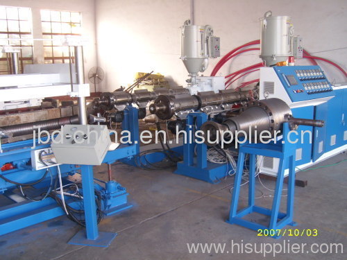 corrugated pipe production line