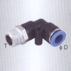 Male elbow one touch tube fittings