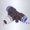 Male branch tee one touch tube fittings