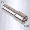 Plug-in reducer Metal Pneumatic fittings