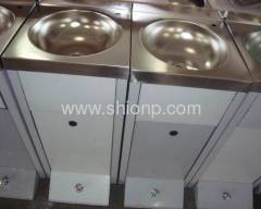 Round undermount kitchen sink