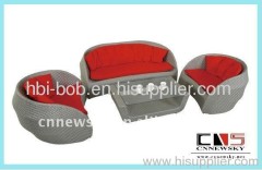 PE rattan sofa set