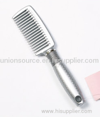 Silver Color Plastic Hair Comb