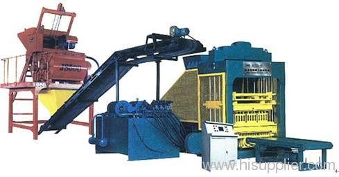 Lowest price concrete brick making line0086-13643842763