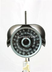 Waterproof IP Camera supports external audio capture equipment