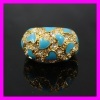 Hot selling fashion 18k gold ring 1340112