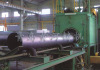 Steel tube blasting machine