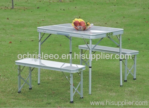 outdoor aluminum folding camping table,go out for picnic