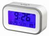 talking clock with sound controlled backlight display