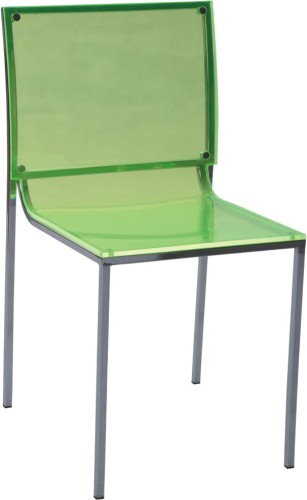 Clear transparent Acrylic Dining Chair --green color