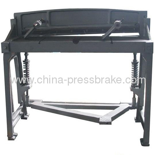 manual sheet metal shearing machine