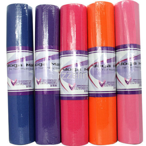 Anti slip PVC yoga roll mat