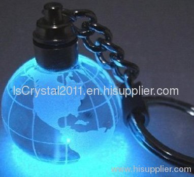 crystal led key ring