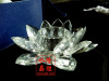 crystal lotus candle holder