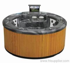 outdoor spas round hot tubs for outside garden