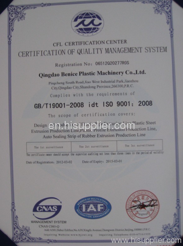 ISO CERTIFICATION