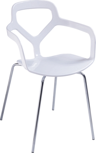 beautiful Fashion cutout PP arm Chair
