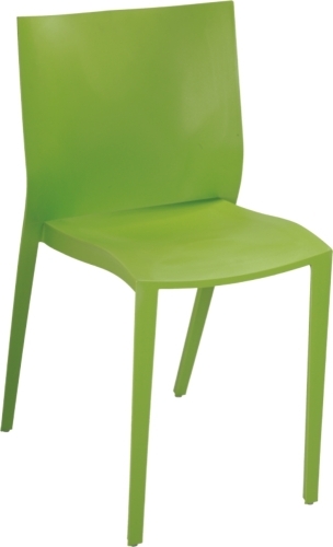 popular PP green color Stackable side chair